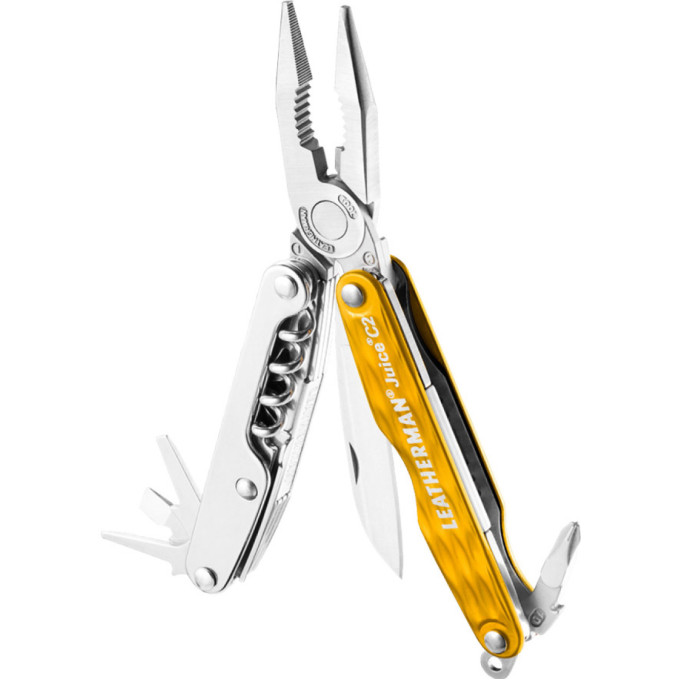 Мультитул LEATHERMAN JUICE C2 SUNRICE YELLOW 831978 в подарочной упаковке